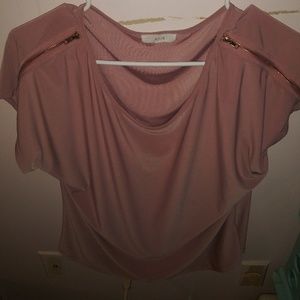 Shirt W/ Zipper Shoulders